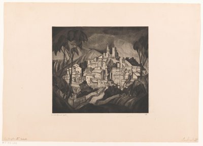 Les Angles II (eredeti cím) alkotó: Lodewijk Schelfhout (signed by artist)