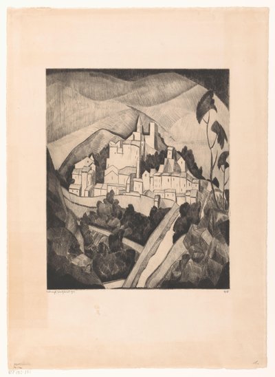 Les Angles I (eredeti cím) alkotó: Lodewijk Schelfhout (signed by artist)