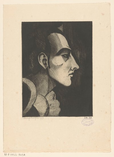 Pierrot I (eredeti cím) alkotó: Lodewijk Schelfhout (signed by artist)