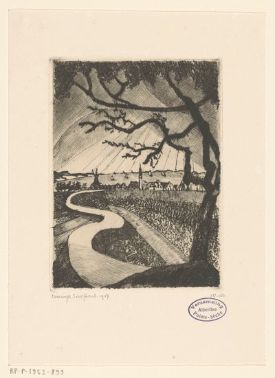Veere (eredeti cím) alkotó: Lodewijk Schelfhout (signed by artist)