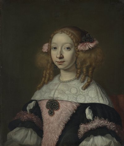 Adriana Jacobusdr Hinlopen (1646-1736), Johannes Wijbrants felesége alkotó: Lodewijk van der Helst
