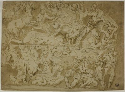 Amazonok csatája alkotó: Lodovico Carracci