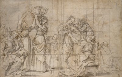 A baptista születése, 1575-1610 alkotó: Lodovico Carracci