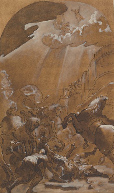Szent Pál megtérése, kb. 1587-89. alkotó: Lodovico Carracci