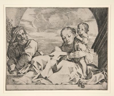 A Szent Család alkotó: Lodovico Carracci
