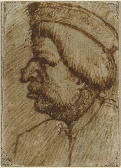 Egy férfi profilja alkotó: Lombard 16th Century