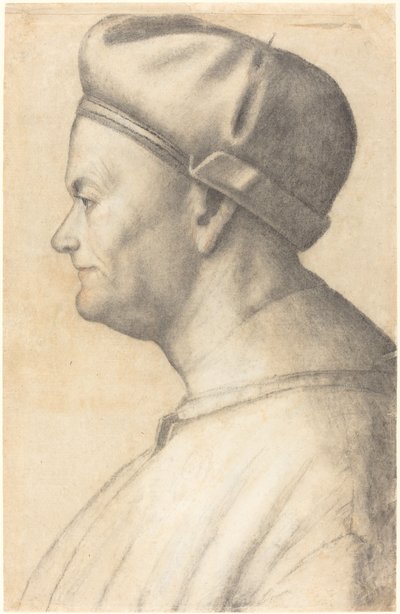 Egy férfi profilja alkotó: Lombard 16th Century