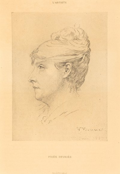 Fides Devries alkotó: Léon Bonnat