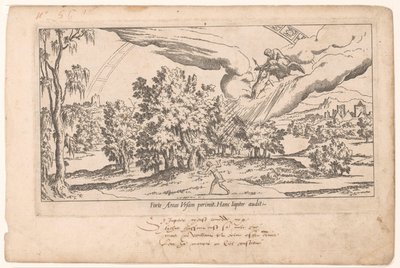 Callistót felveszi a Jupiter a csillagos égbolton Le Fable de Calisto (sorozat címe) Callisto mítosza (sorozat címe) alkotó: Léon Davent (attributed to)