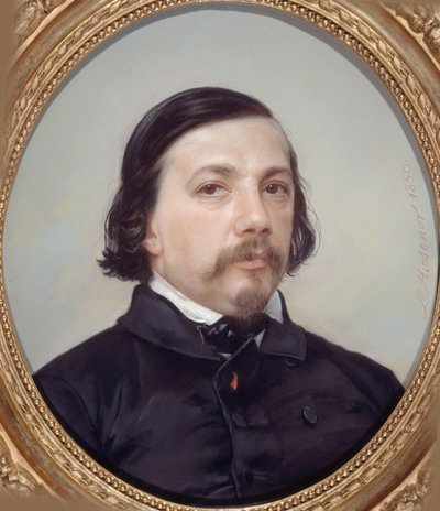 Théophile Gautier költő portréja 1811-1872, 1850. alkotó: Léon Riesener