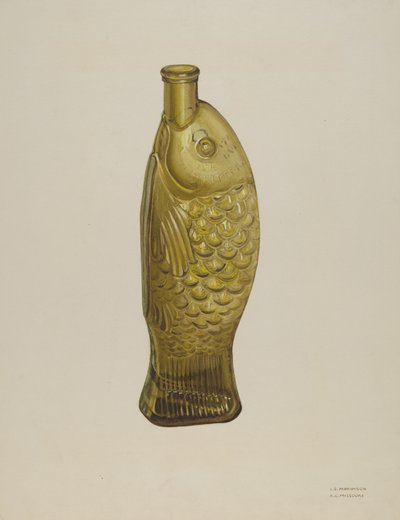 "Fish Bitters" üveg alkotó: Loraine Makimson