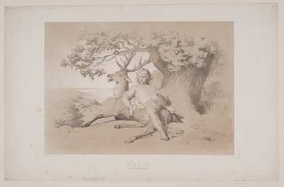 A repülés, p. 23, illusztráció Christian Winther "Flight of the Deer" című művéhez alkotó: Lorenz Frølich