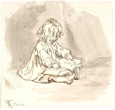 Lily olvas alkotó: Lorenz Frølich