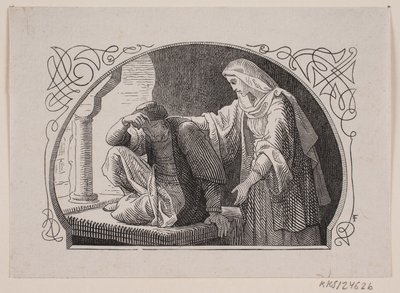 A sejk és lánya – Valdemar Thisted alkotó: Lorenz Frølich