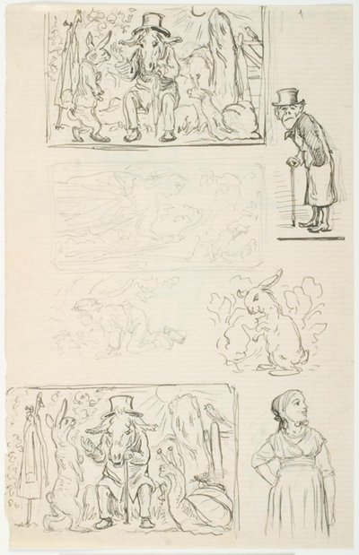 Hét tervezet, i.a. a H.C. Andersen Hurtiglöperne, A csiga és a rózsasövény és Anne Lisbeth alkotó: Lorenz Frølich