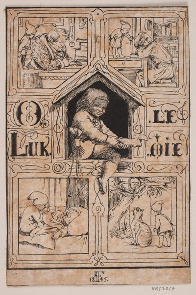 Ole Lukøje alkotó: Lorenz Frølich
