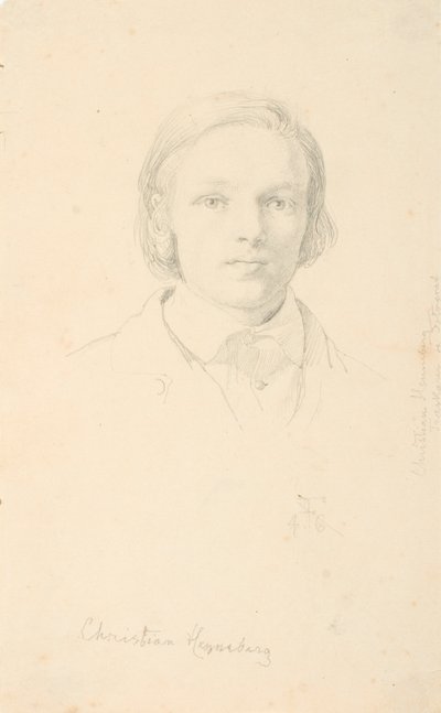 Christian Henneberg portréja alkotó: Lorenz Frølich