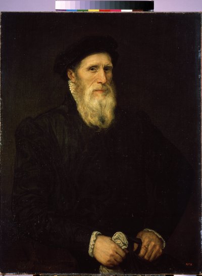 ""Egy öreg ember portréja"" (Öreg ember portréja) Lorenzo Lotto (1480-1556) festménye 1550 körül Mérete 93x72 cm Szentpétervári Ermitázs Múzeum alkotó: Lorenzo (attr. to) Lotto