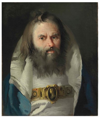 Egy férfi portréja alkotó: Lorenzo Baldissera Tiepolo