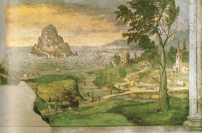 Olympus, labirintussal körülvéve... alkotó: Lorenzo Leonbruno