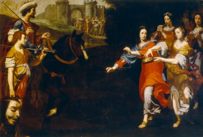 Dávid diadala alkotó: Lorenzo Lippi