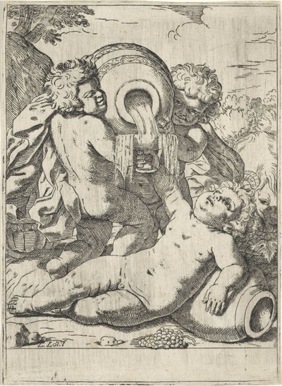 Három gyermek bacchanal alkotó: Lorenzo Loli