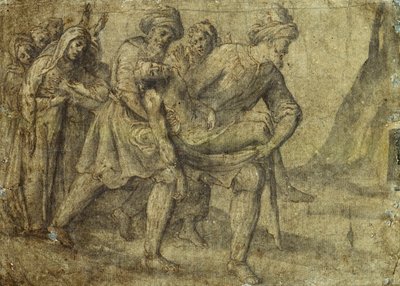 Krisztust a sírhoz vitték, alkotó: Lorenzo Lotto