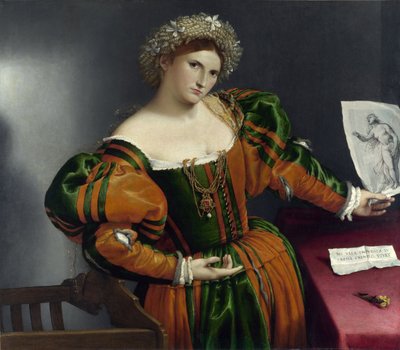 Egy velencei portré, mint Lucrezia alkotó: Lorenzo Lotto