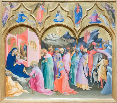 A mágusok imádása alkotó: Lorenzo Monaco
