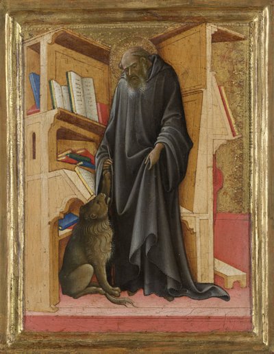 Szent Jeromos tanulmányában Szent Jeromos a dolgozószobájában alkotó: Lorenzo Monaco