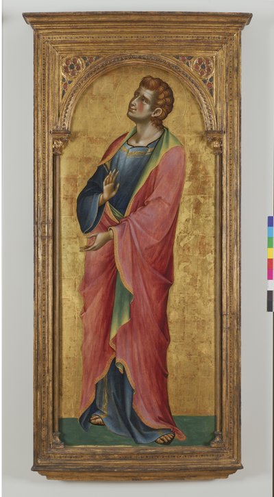 Szent János evangélista, 1355-57 alkotó: Lorenzo Veneziano
