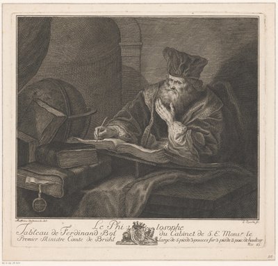 Filosoof Le Philosophe (cím a tárgyon) alkotó: Lorenzo Zucchi