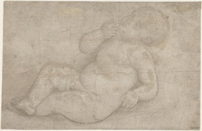 Tanulmány egy fekvő Krisztus-gyermek számára alkotó: Lorenzo di Credi (attributed to)