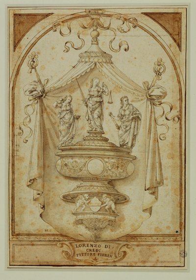 Tanulmány egy síremlékhez ... alkotó: Lorenzo di Credi