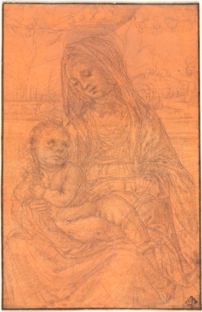 A Szűz és a Gyermek c. 1510. alkotó: Lorenzo di Credi