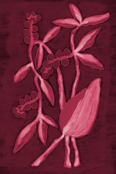 Seed Pod 1 Cseresznyepiros alkotó: Lori Ann Folz