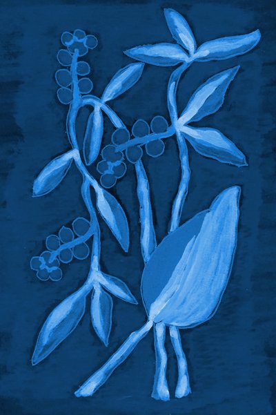 Seed Pod 1 – Mélykék alkotó: Lori Ann Folz