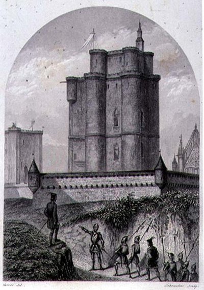 Vincennes temploma, Schroeder metszet (metszet) alkotó: Louis (after) Marckl