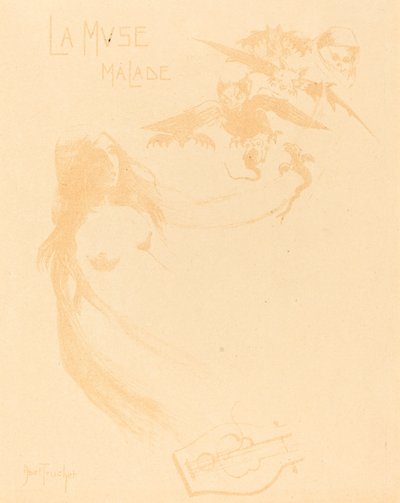A beteg múzsa c. 1900. alkotó: Louis Abel Truchet