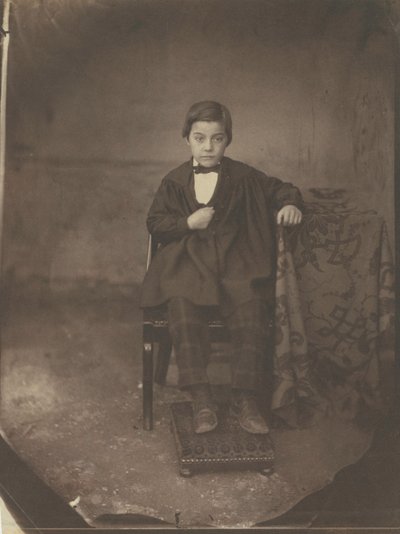 Egy fiatal fiú portréja, c. 1848. alkotó: Louis Adolphe Humbert de Molard