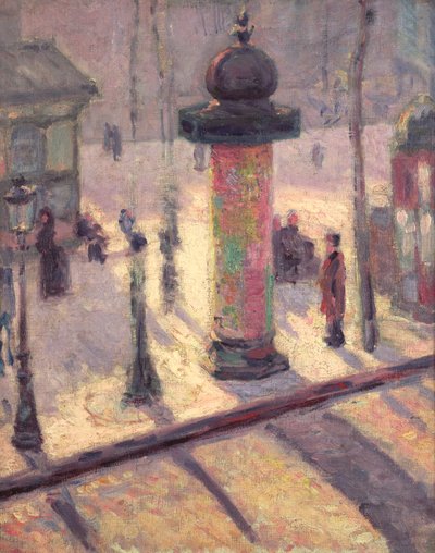 Kioszk a Clichy körúton, 1886-7 alkotó: Louis Anquetin
