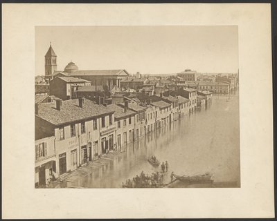 [Lyon: 1856-os árvíz]. alkotó: Louis Antoine Froissart