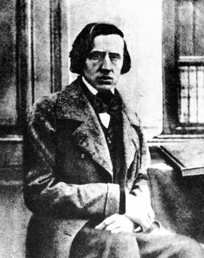 Frédéric Chopin lengyel zongoraművész és zeneszerző, 1849 alkotó: Louis Auguste Bisson