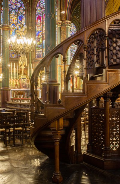 Saint-Eugene-Sainte-Cécile templom, Párizs, 2023 (fotó) alkotó: Louis Auguste Boileau