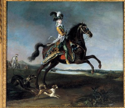 Lorraine Habsburg francia királynő (1755-1793) Marie Antoinette lovas portréja Louis Auguste Brun (1758-1815) festménye alkotó: Louis Auguste Brun