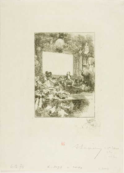 A Chat Noirban alkotó: Louis Auguste Lepère