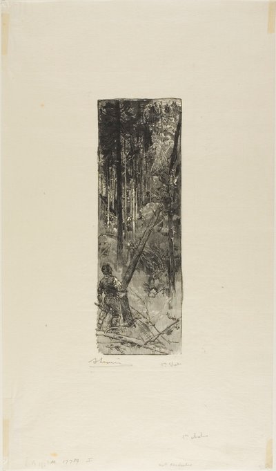 Falling Pines alkotó: Louis Auguste Lepère