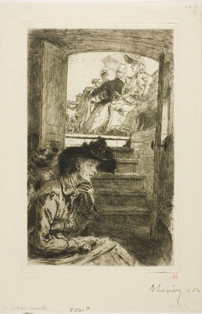 A Bateau-Mouche-ban alkotó: Louis Auguste Lepère