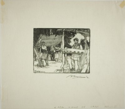 Lath-Makers alkotó: Louis Auguste Lepère