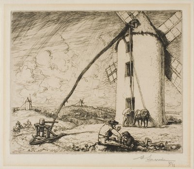 Le Moulin des Chapelles alkotó: Louis Auguste Lepère